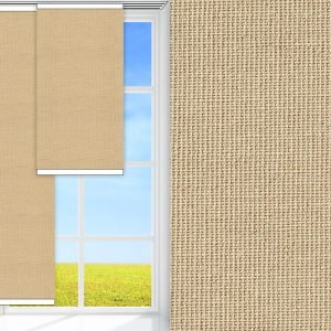 Flächenvorhang Prima, beige, lichtdurchlässig & blickdicht, feucht abwischbar