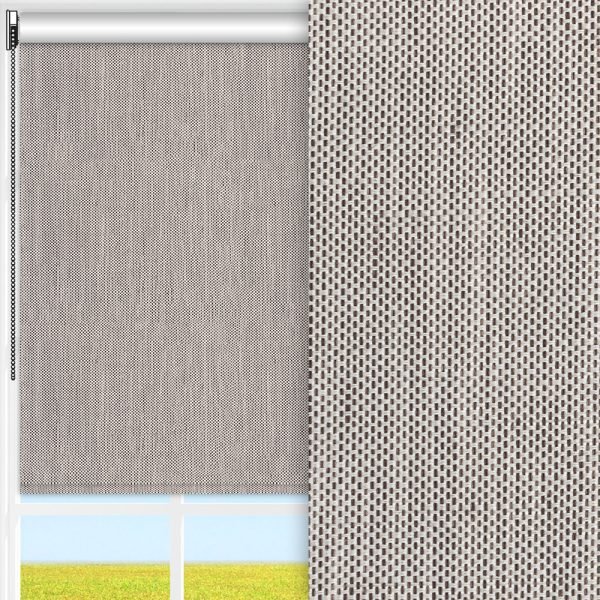 Rollo Lena, beige, komplett verdunkelnd, feucht abwischbar