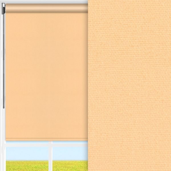Rollo Prima, beige, lichtdurchlässig & blickdicht, feucht abwischbar