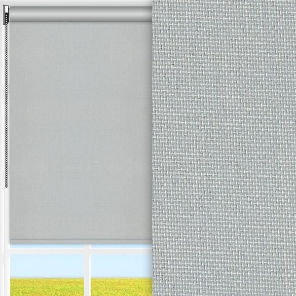 Rollo Prima Hot, grau, lichtdurchlässig & blickdicht, feucht abwischbar