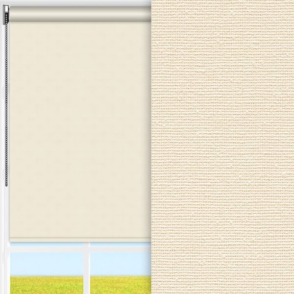 Rollo Prima Hot, creme, lichtdurchlässig & blickdicht, feucht abwischbar